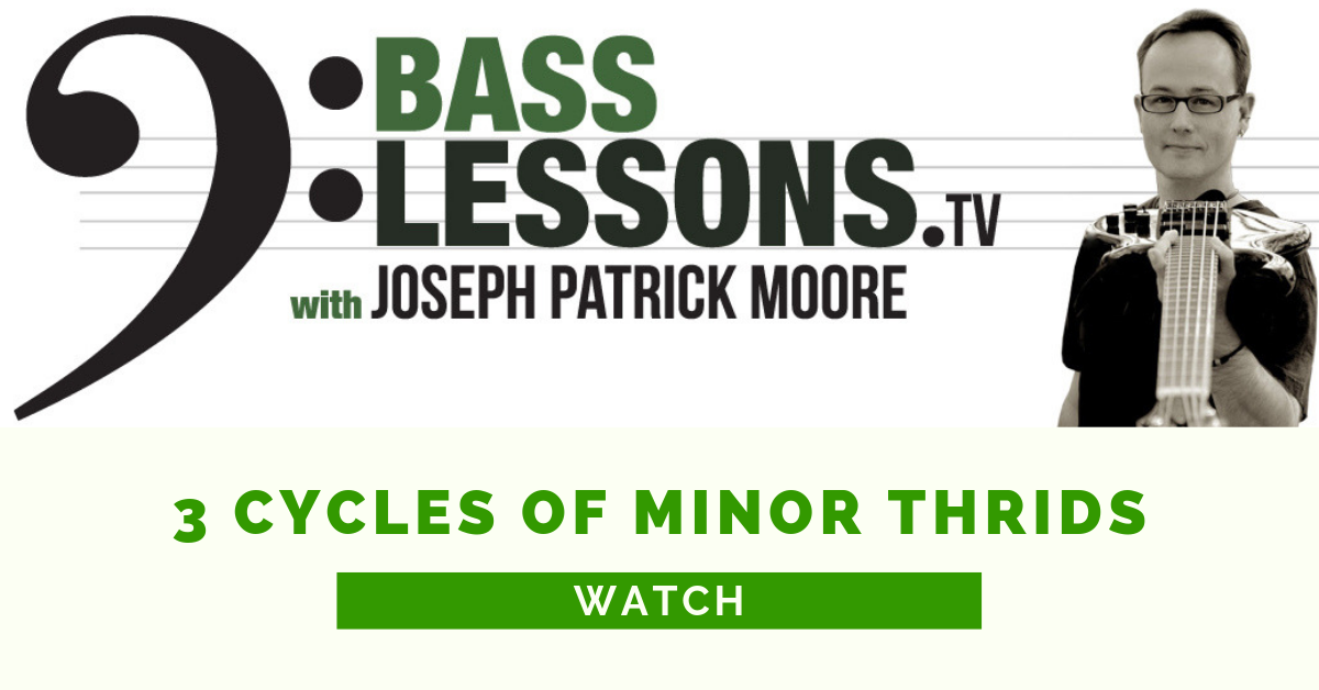 3 cycles of minor thirds