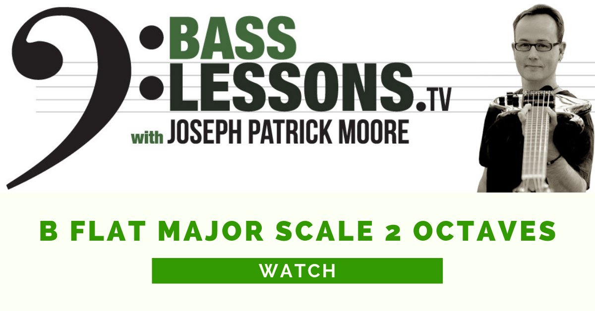 B flat major scale 2 octaves