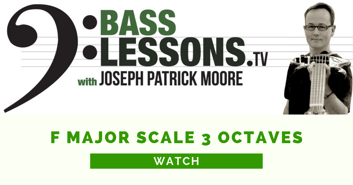 F Major Scale 3 octaves